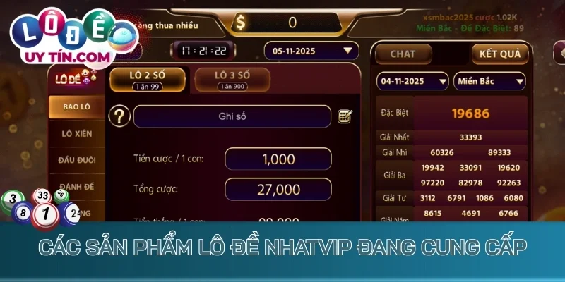 Lô Đề Nhatvip - Chốt Số Đổi Vận May Chỉ Trong Tích Tắc 2 Các sản phẩm lô đề Nhatvip đang cung cấp