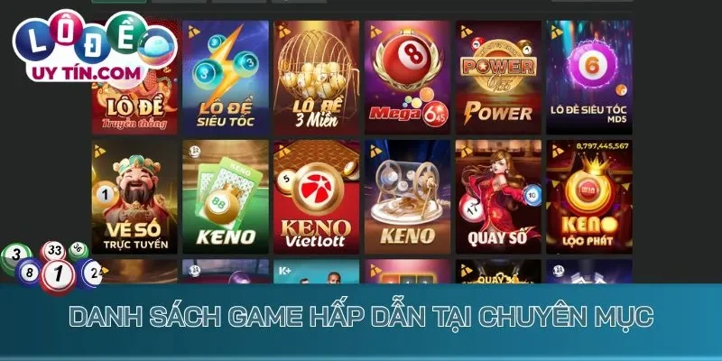 Lô Đề UK88 - Cổng Game Đổi Thưởng Cao Với Hệ Số Hấp Dẫn 2 Danh sách game hấp dẫn tại chuyên mục