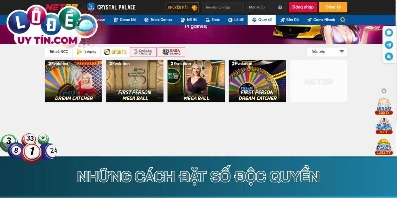 Lô Đề Net88 - Nhà Cái Đẳng Cấp Với Hệ Thống Quay Số Uy Tín 3 Những cách đặt số độc quyền